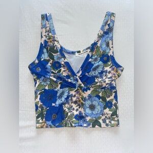 Floral tank top